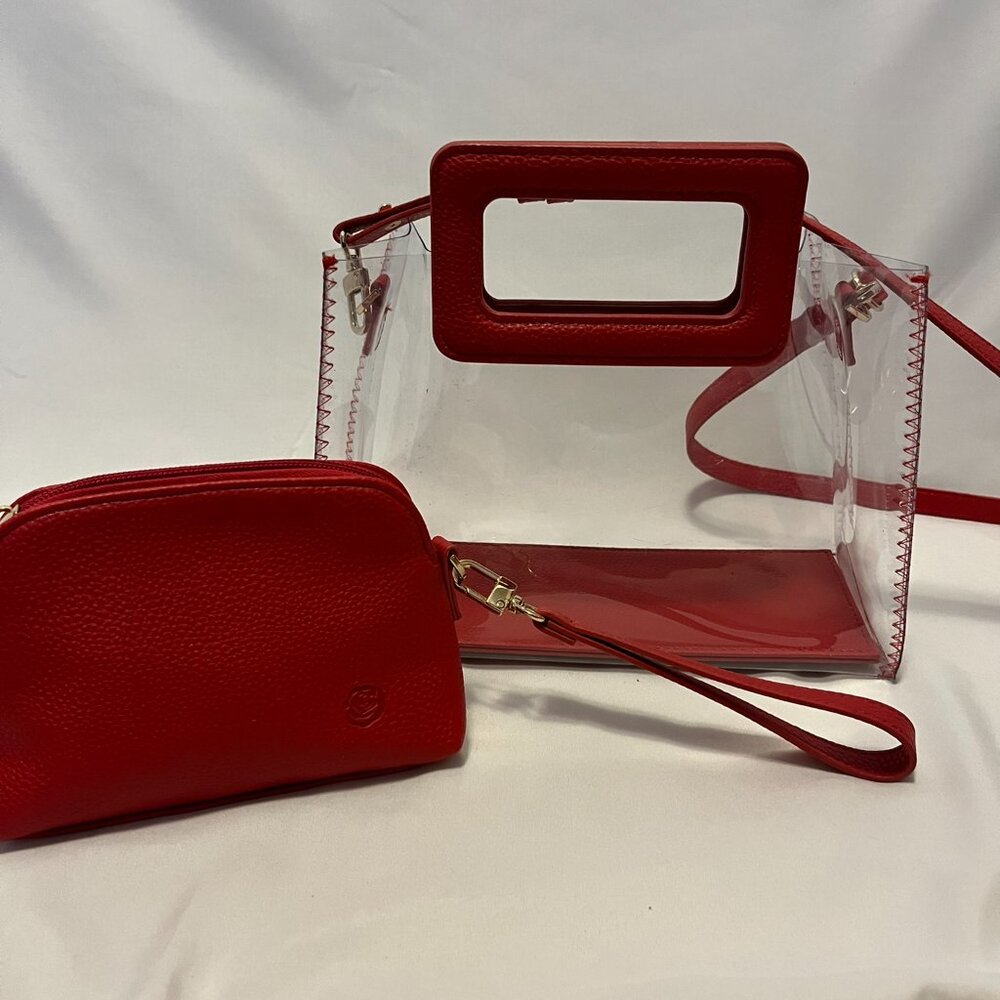 Venice Rose Stadium Tote with Convertible Wristlet/Crossbody - Picture 7 of 16